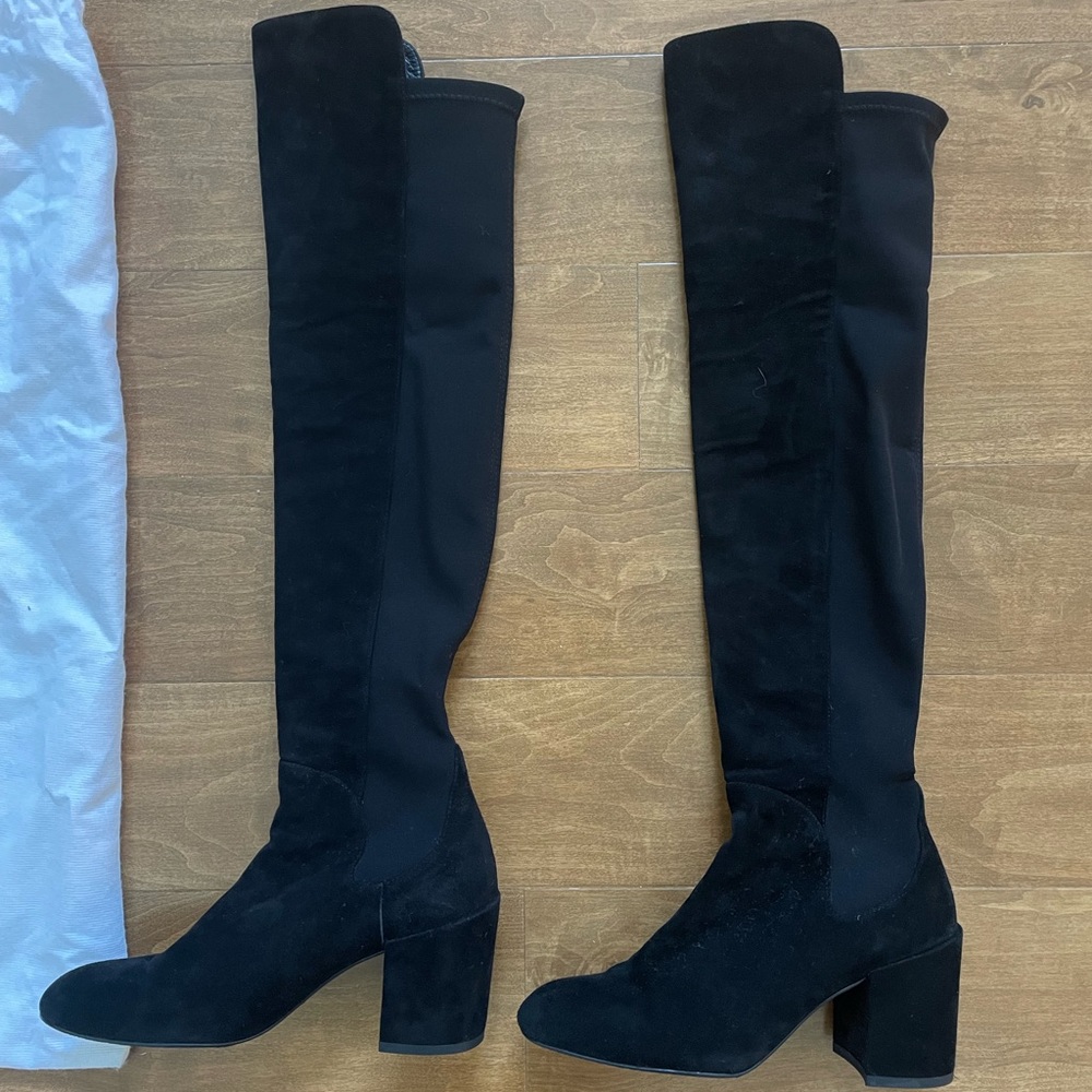 Stuart Weitzman city boot.